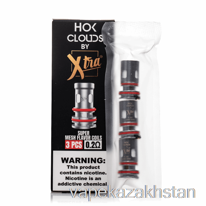 Vape Smoke Xtra Hok Clouds Replacement Coils 0.2ohm Coils